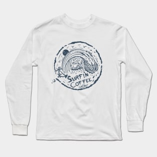 surfin coffee Long Sleeve T-Shirt